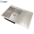 304 NANO Color Sink with Silver Drainboard