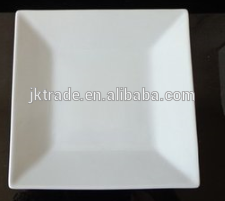 restaurant high white rectangular dinner ceramic plate