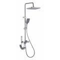 Thermostatic LED temperature control digital display shower head system faucet set