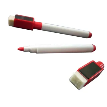 Dustless Non-Toxic Colored Whiteboard Markers with Eraser and Magnet for School - Wholesale Cheap Prices
