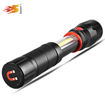 Extendable Aluminum ZOOM 3w COB led work light magnetic base