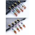 7 Chakra Energy Pendant Orgonite Necklace Rainbow Crystal Pendant Yoga Meditation Necklace Resin Jewelry for Women Men