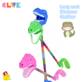 Grünes Langhals Dinosaurier Grabber Claw Clip Spielzeug