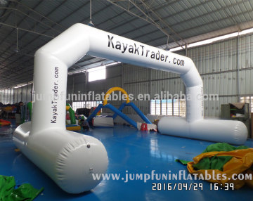 Floating arch for water sports 2016 inflatable FINISH line on water/START line float customized
