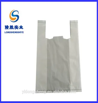 yellow color T-shirt garbage plastic bag