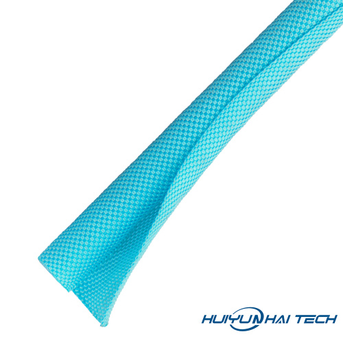 Self Closing Braided Sleeve for Automation Equipment