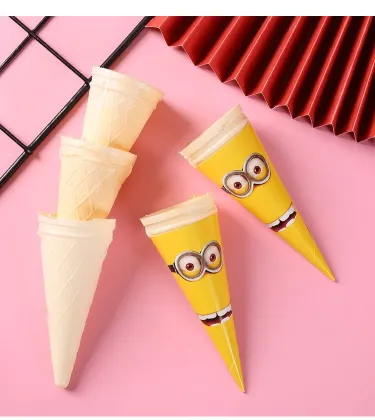 Baked waffle cone products