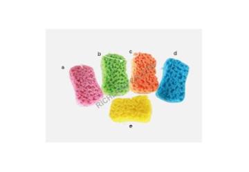 light color bath sponge