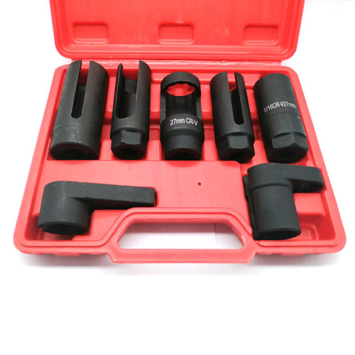 7PCS Kit O2 Oxygen Sensor Wrench Socket Set