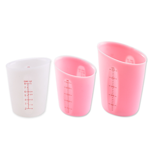 Silicone Mesure Mesure Sign and Verser Mesure tasses