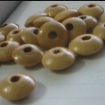 14x6mm abacus wood beads for kid diy jewerly