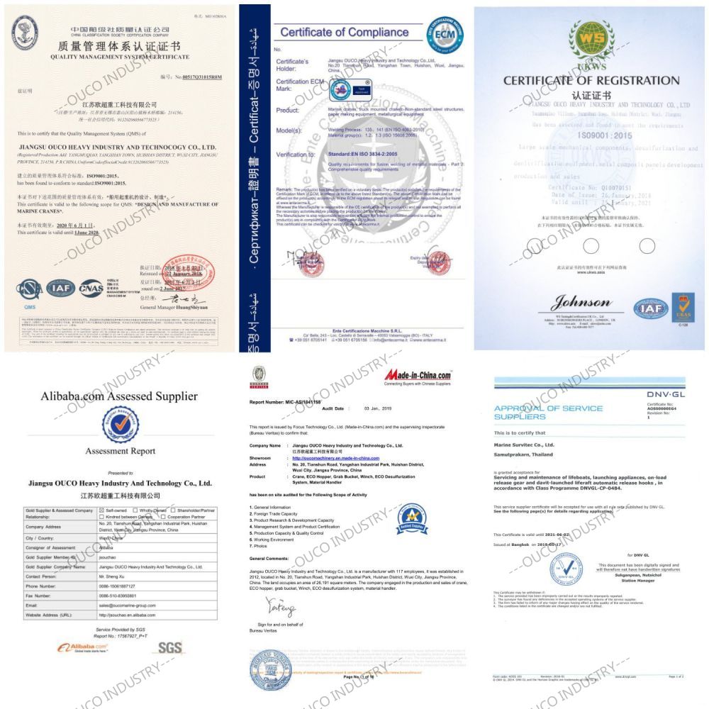 OUCO Certificates