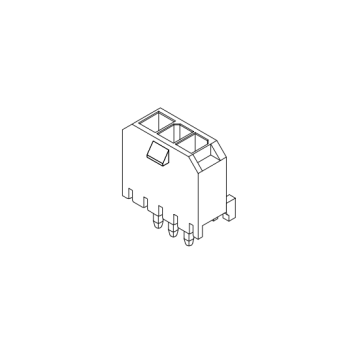 MX3,0 mm 180 ° Wafer-Stecker-Serie AW3045V-1xnp