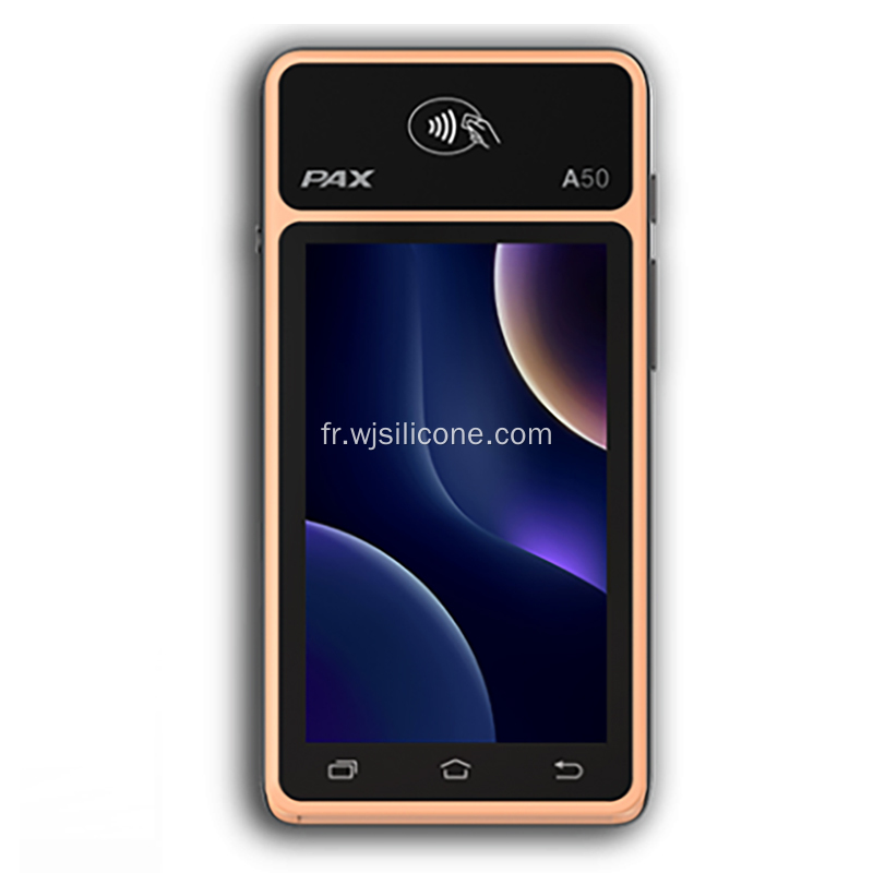 Étui de protection en silicone pour PAX A50