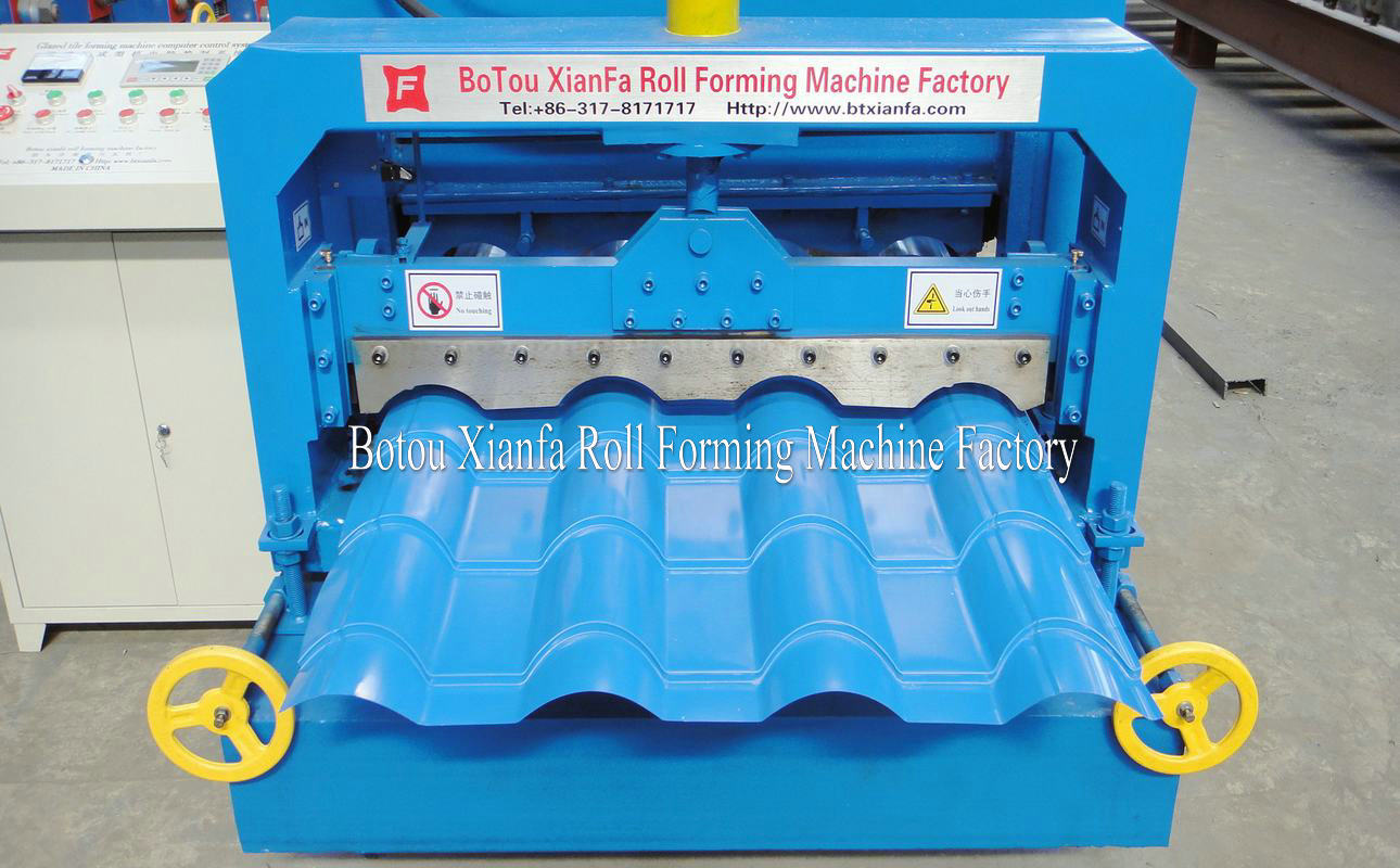 bamboo glazed roof tile machine