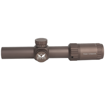Red Win FMC Scope Zero Lock 5 Levels Illumination Kuiper HD 1.2-6x24 SFP Brown Optical Scope