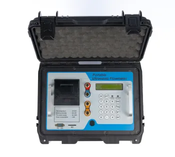 Portable Ultrasonic Water Flow Meter with Controller for Chilled Water Systems