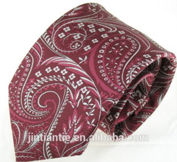 2016 hot best colored custom made paisley mens silk suit necktie