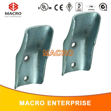 Galvanized steel angle bracket for steel basin