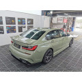 Pet Crystal Khaki Green Auto Vinyl Wrap Film