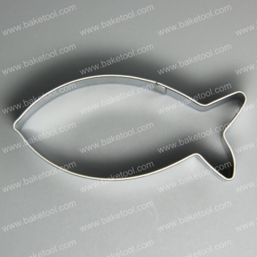 Stainless Steel Fish Shape Cookie Cutter Cake Biscuit Baking Tools