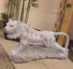 garden stone tiger statue