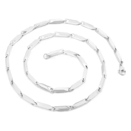 KALEN 550mm Fashion Gold/Silver Stainless Steel Pointy Links Necklace
