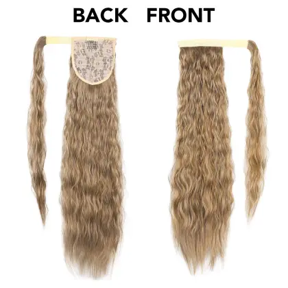 High heat drawstring synthetic hair ponytails synthetic hair ponytail extensions