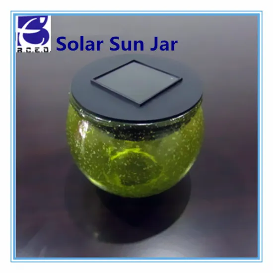 OEM logo acceptable decorative lighting solar glass light jar lights