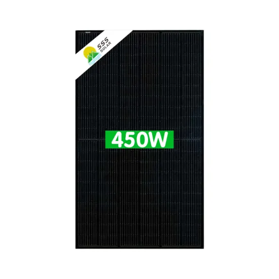 High-Quality 450W Full Black Mono Half-Cell Solar Panels for Residential Use