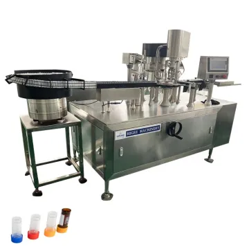 Cryo Plastic Test Tube Filling and Vial Labeling Machine