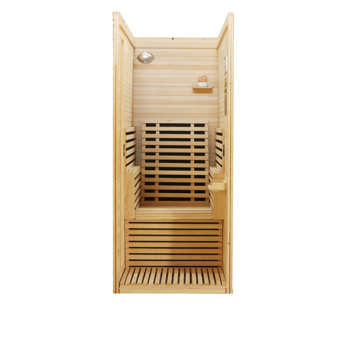 Infrared sauna room assembly