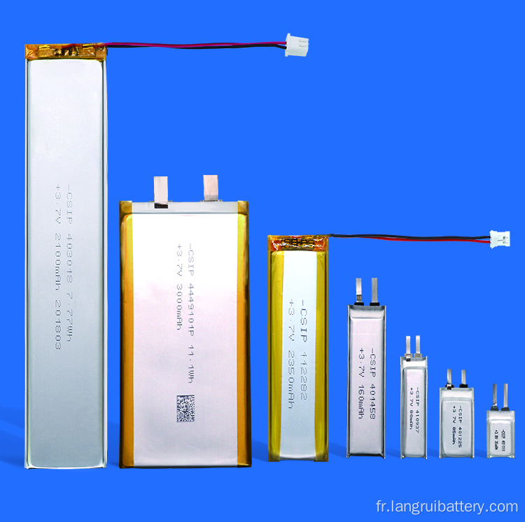 Batterie ionique 3.7V 4000mAH 497588 Batterie en polymère au lithium