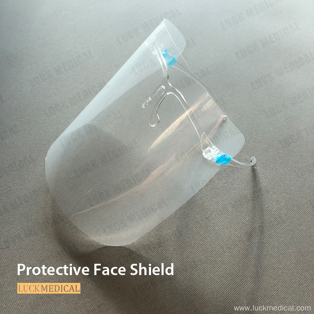 Detachable Face Shield With Glass Frame