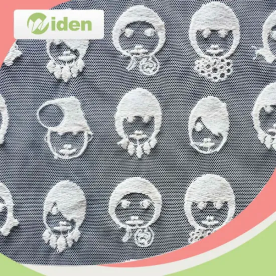 China Fabric Wholesalers Embroidery Net Lace Fabric