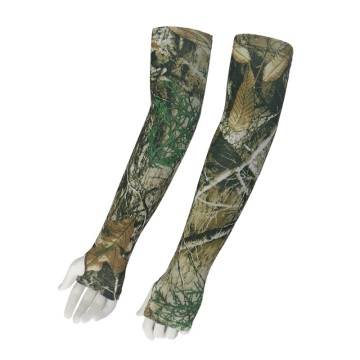 Camouflage Ice Silk Arm Sleeves for Sun Protection and Windproof Outdoor Activities