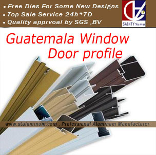 Honduras ,Guatemala aluminium profile manufacturer, 6060 6061 6063 6082 grade aluminium profile