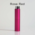 10 ml 20ml de cor vermelha recarregada refil alumínio Twist Perfume Atomizer Bottle com atomizador e tampa