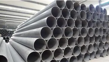 Q235B sch40 carbon ERW LSAW black round steel pipe