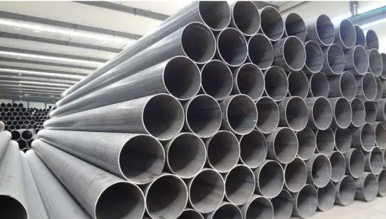 Q235B sch40 carbon ERW LSAW black round steel pipe