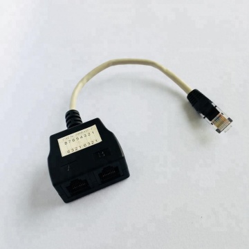 ISDN T-Splitter RJ45 UTP Ethernet Adapter Splitter 1 to 2