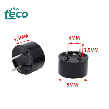 Passive Electromagnetic Buzzer 9x5.5mm, 42 Ohm, 2 Terminals, 9055 Model, 85dB Sound Level - External Driven Buzzer