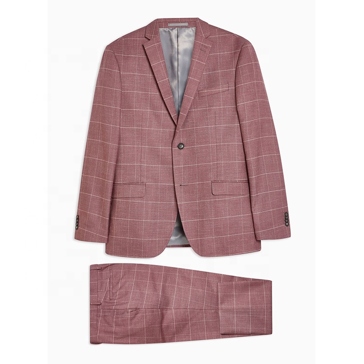 חליפה אדומה ספרדית מודרנית עם עיצוב מסיבה מסוגנן