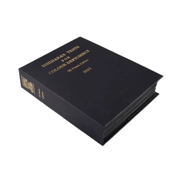 2024 New Ophthalmic Optical Optometry Ishihara Book 38 Plates