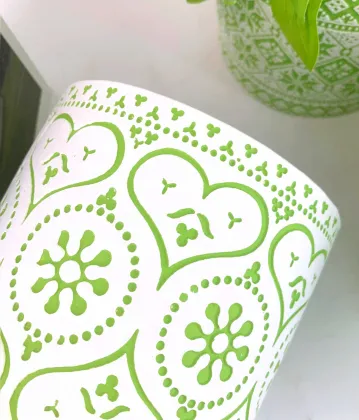 Ceramic Flower Pot Green Plant Pot Fleshy Flowerpot Desktop