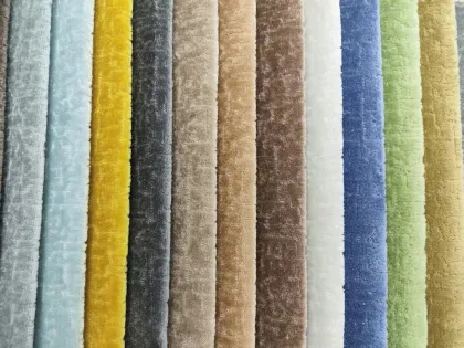 High Quality Soft Velvet Fabrics Sofa Furniture Bedding
