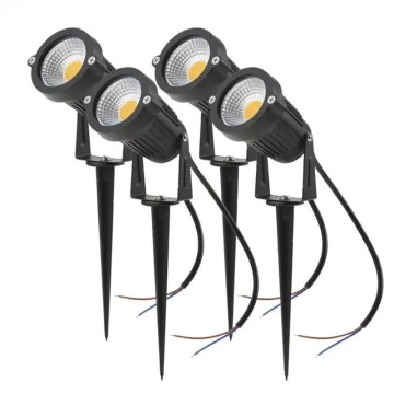 6W 9W IP65 실외 방수 RGB 코브 LED 스파이크 조명 RF 리모컨