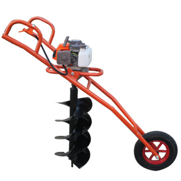Máquina de perfuração de solo multifuncional portátil com peças substituíveis (63cc de dois tempos)