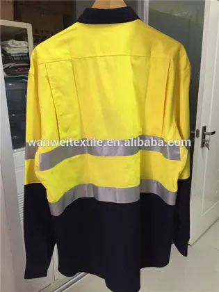 work polo shirt reflective shirt two tone shirt