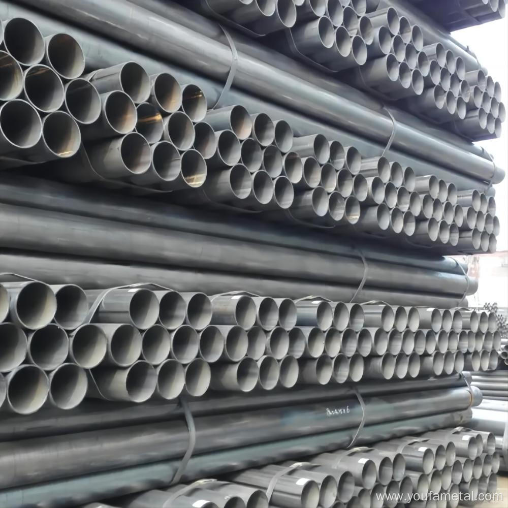 Q235 Q345 ERW Carbon Steel Round Welded Pipes